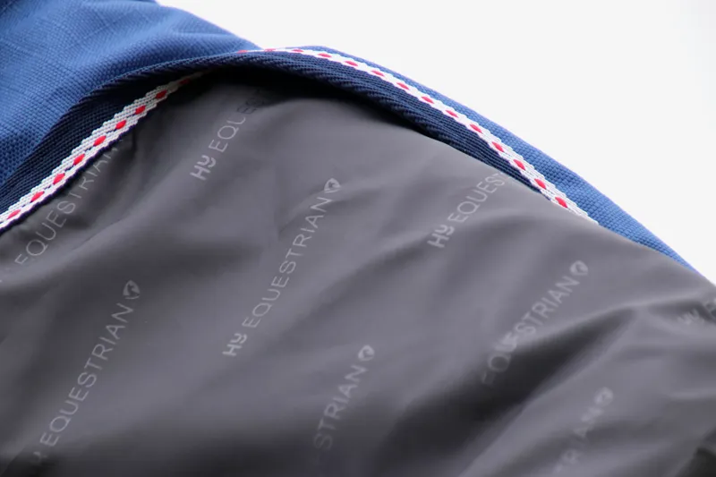 DefenceX System 0g Turnout Rug with Detachable Neck Cover - Navy/Purple-3